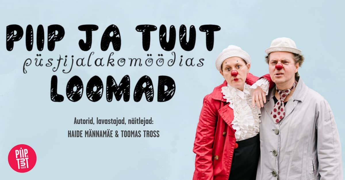 Piip and Tuut in the stand-up comedy ''Loomad''