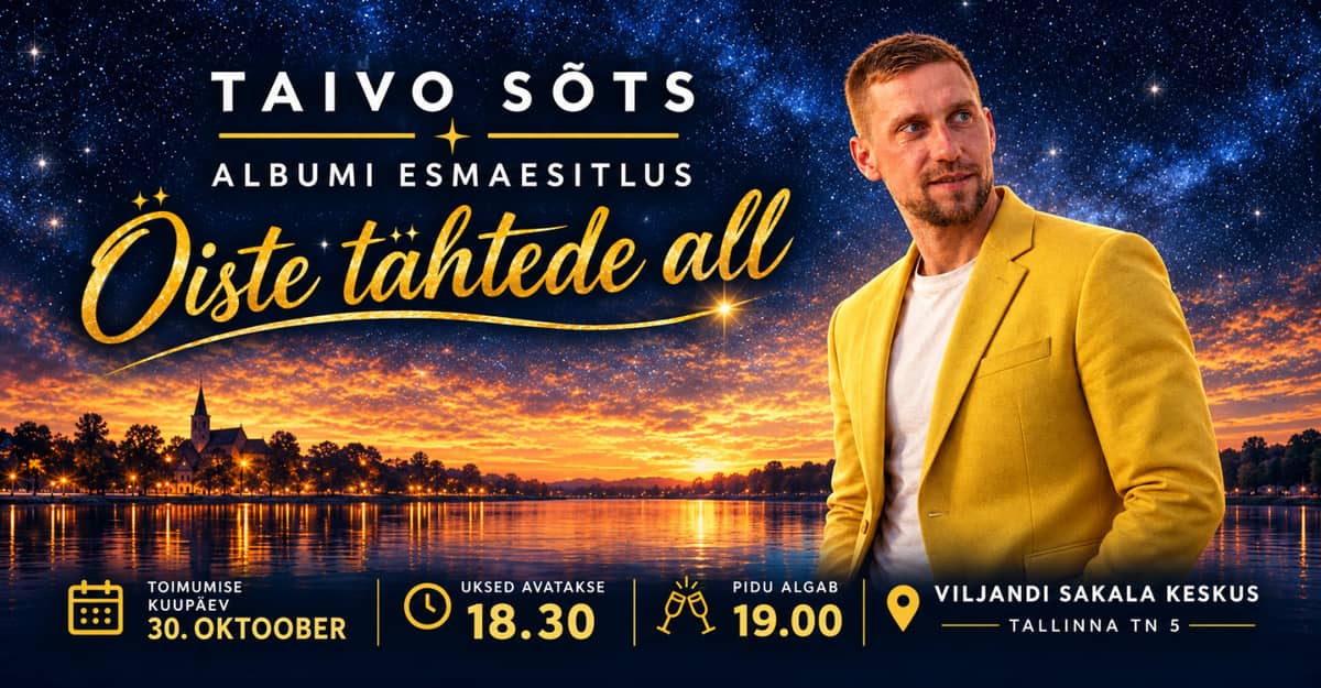 Taivo Sõtš album launch ''Öiste tähtede all''