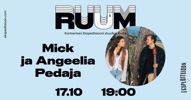 Concert series RUUM: Mick Pedaja and Angeelia