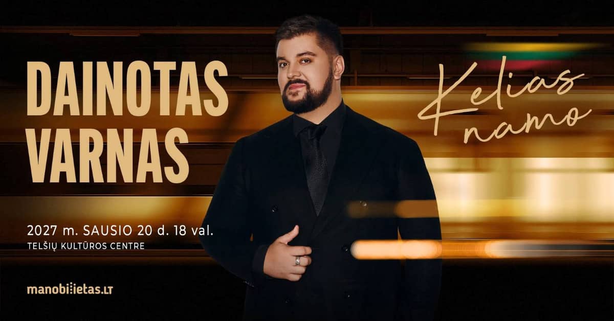 DAINOTAS VARNAS su grupe. Koncertinis turas ,,Kelias namo”