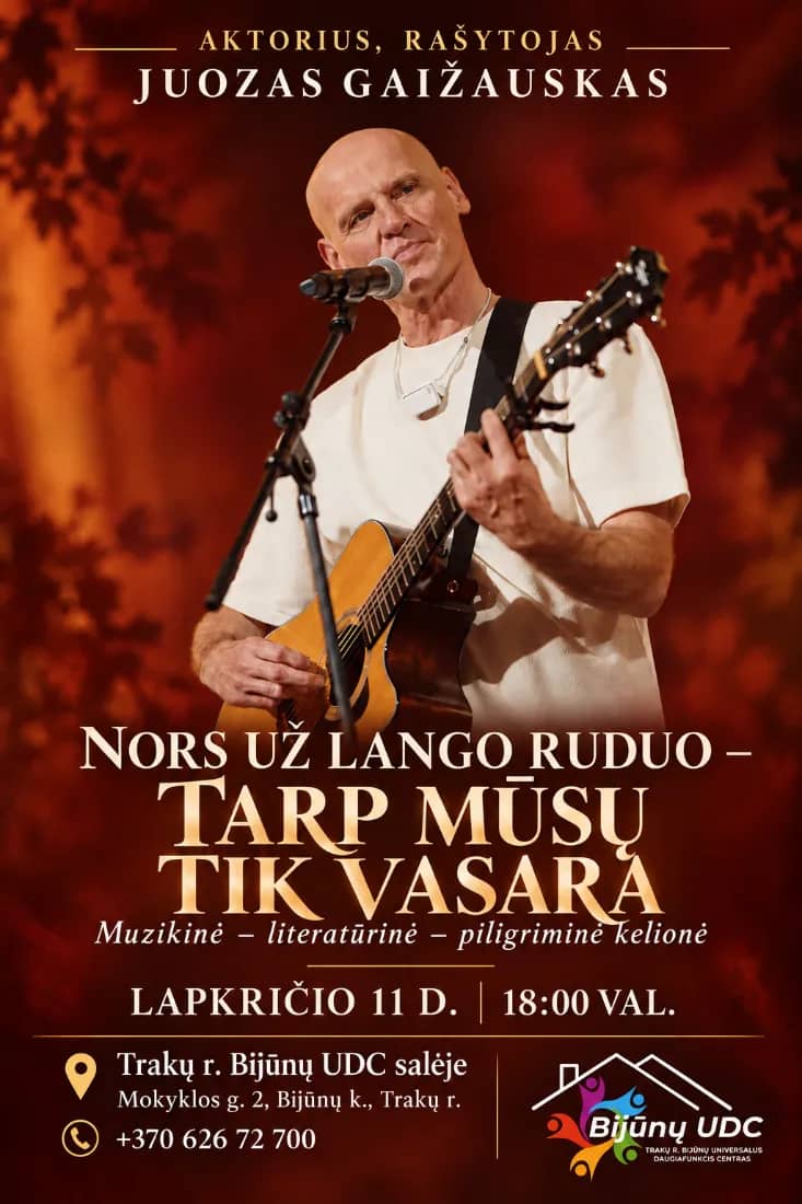 Musical and pilgrimage journey with Juozas Gaižauskas