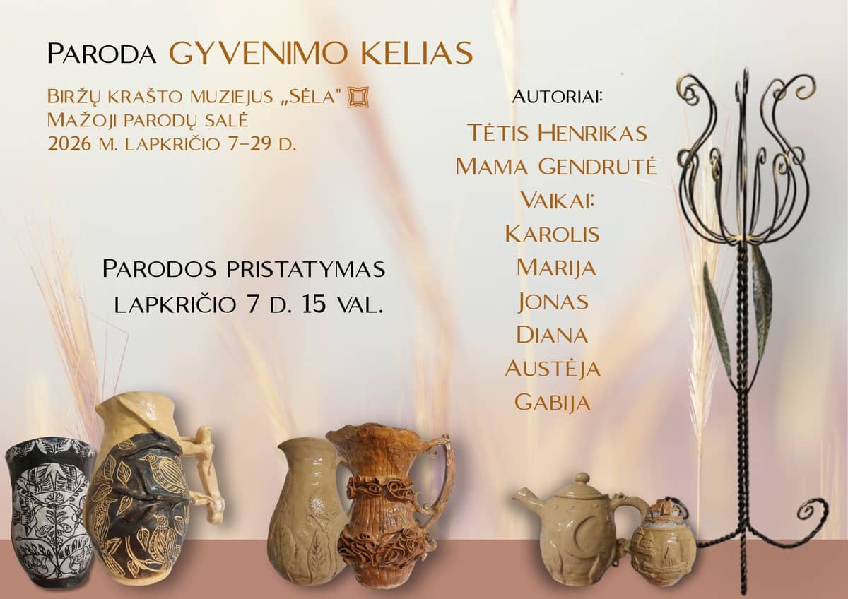 Opening of the exhibition “Gyvenimo kelias”