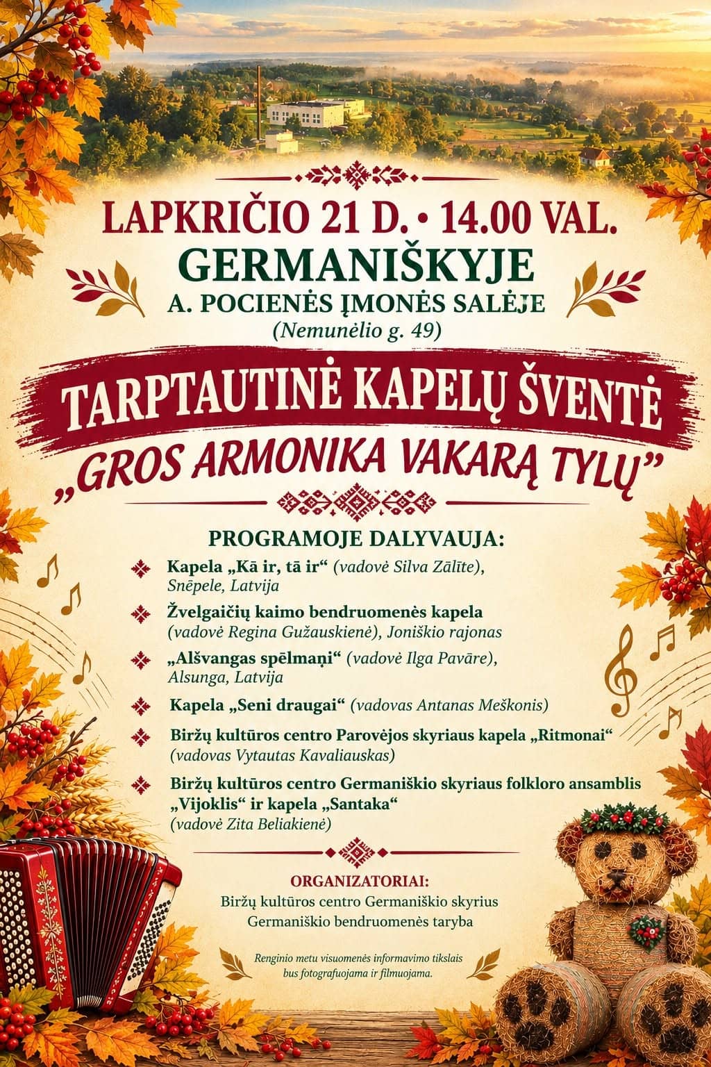 International Chapel Festival “Gros armonika vakarą tylų”
