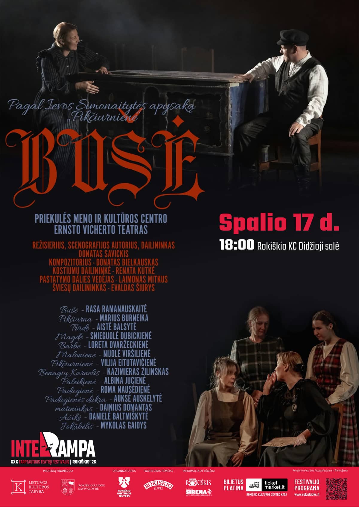 Spektaklis BUŠĖ | INTERRAMPA