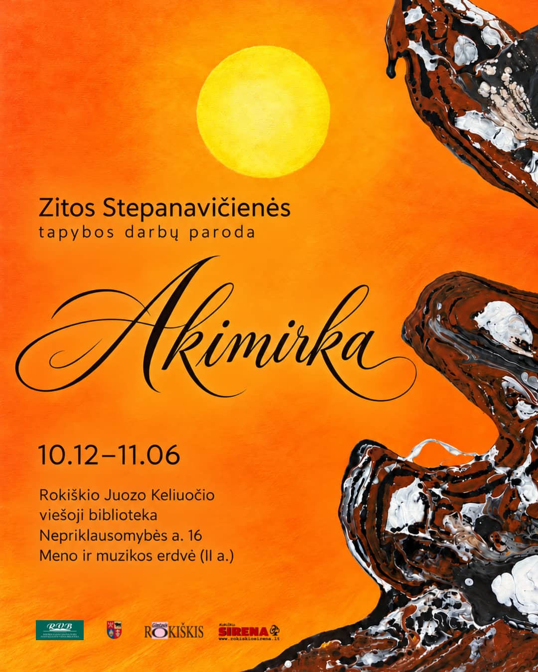 Zita Stepanavičienė's painting exhibition “Akimirka”