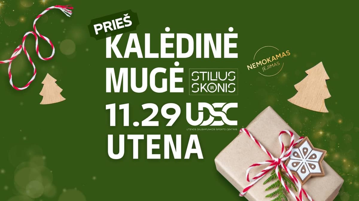 Pre-Christmas „Stilius ir Skonis" fair in Utena