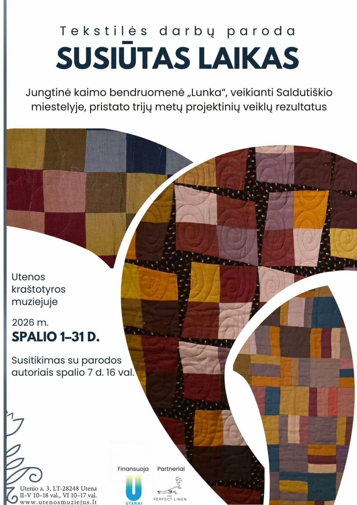 Textile Works Exhibition "Stitched Time"