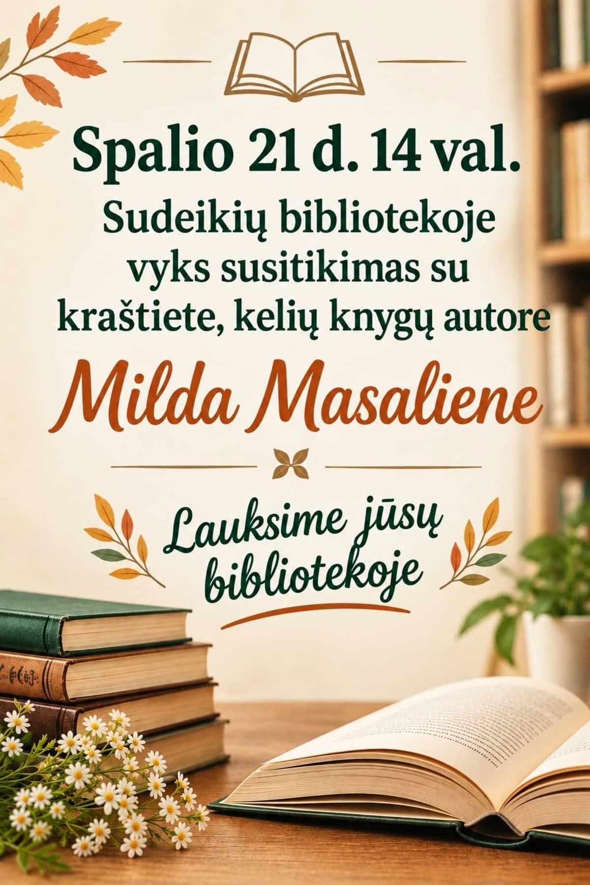 Meeting with local Milda Masalienė