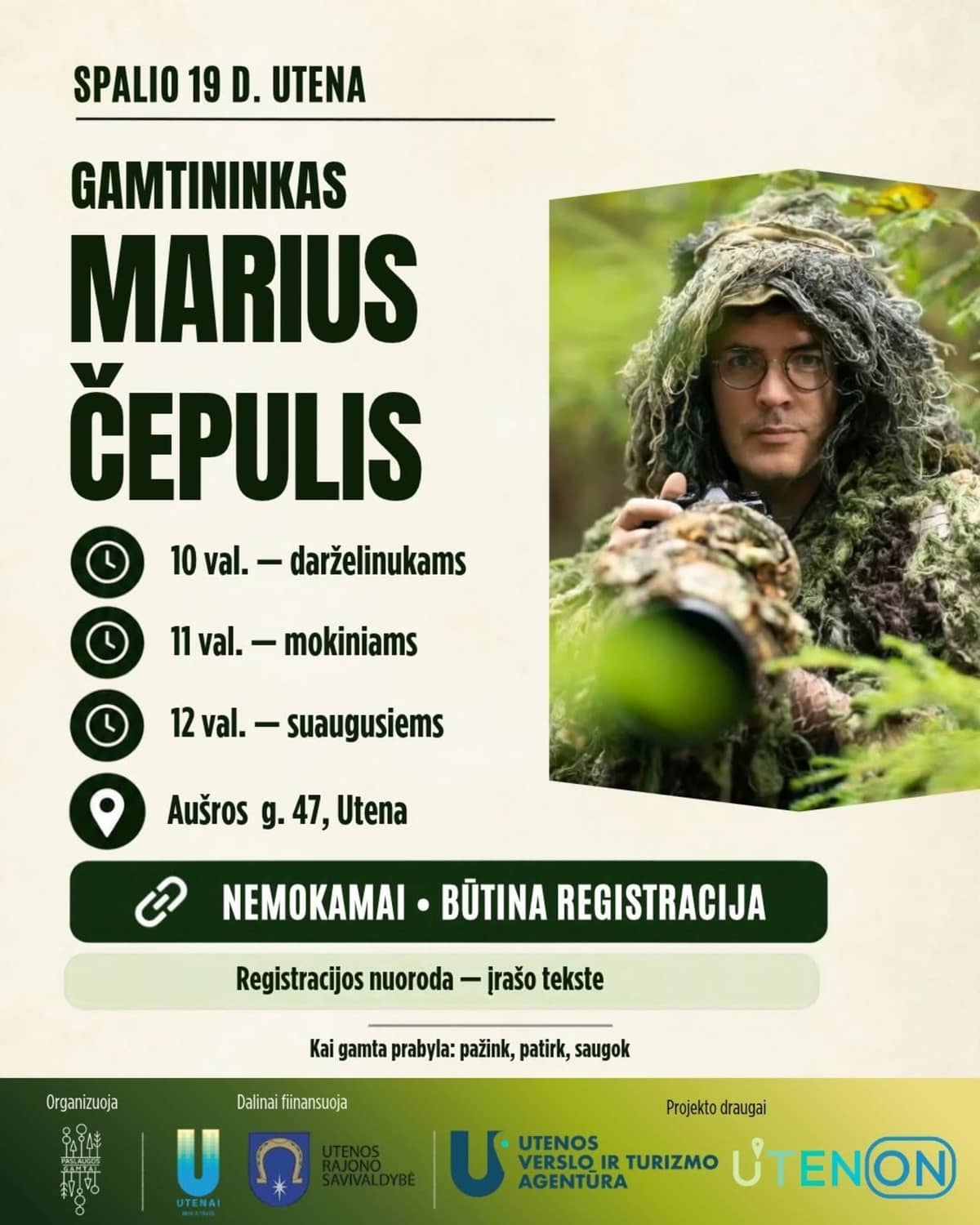 Meeting with naturalist Marius Čepulis