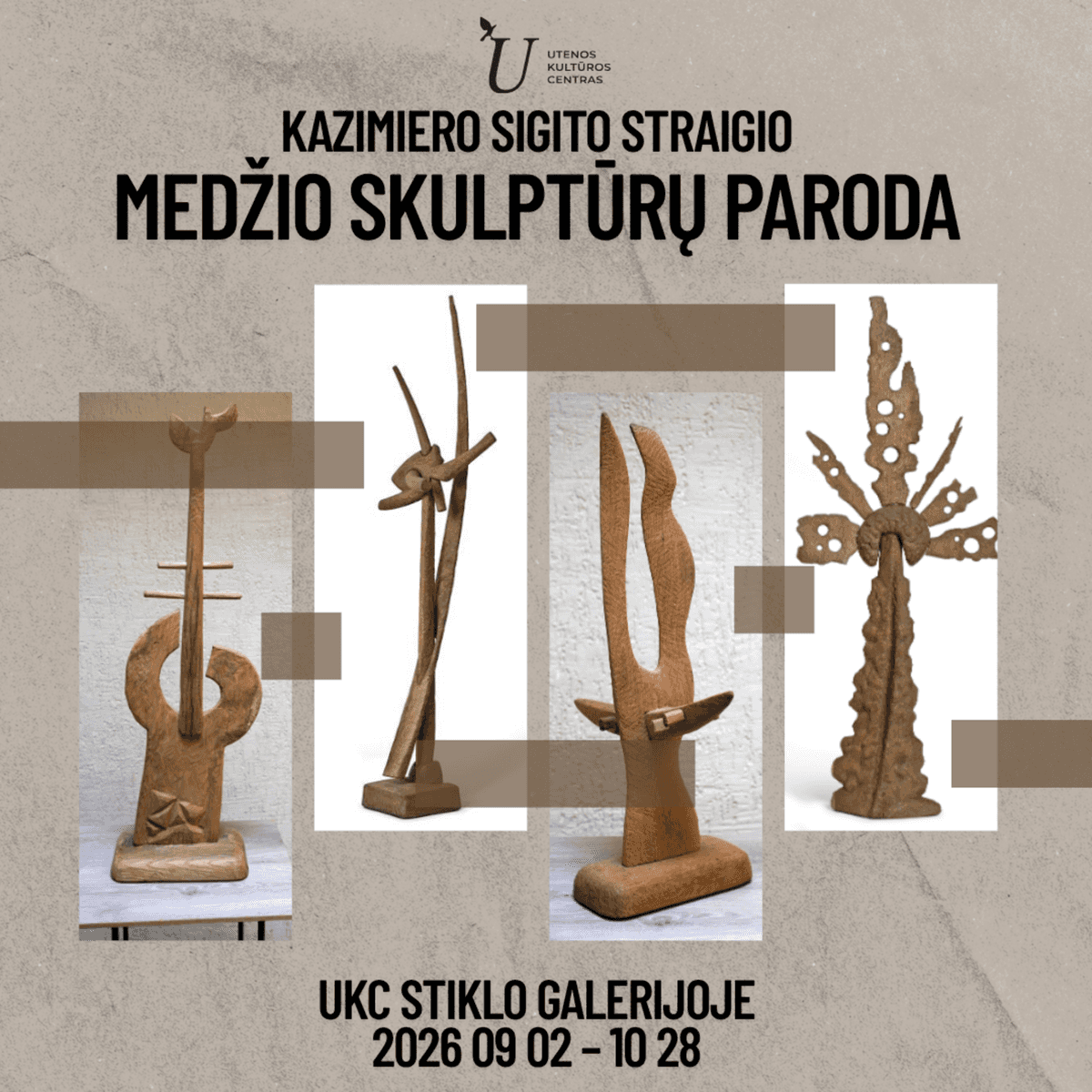 Kazimieras Sigitas Straigis WOOD SCULPTURE EXHIBITION