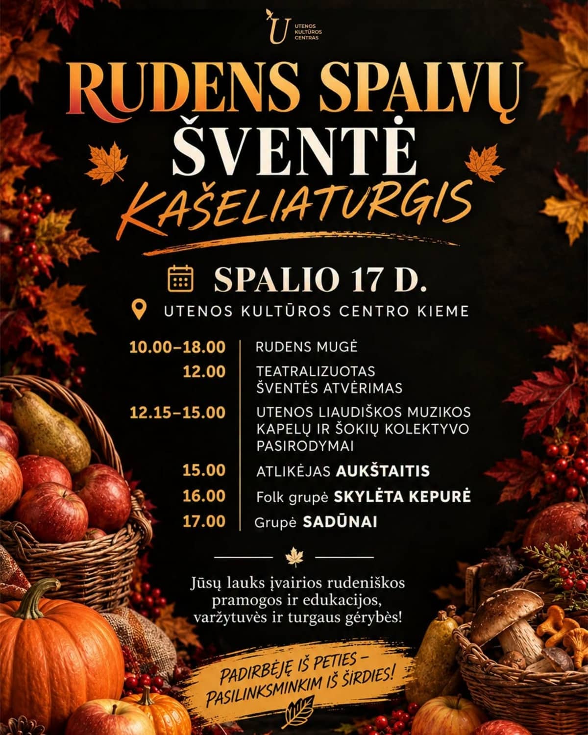 AUTUMN COLOURS FESTIVAL “KAŠELIATURGIS”