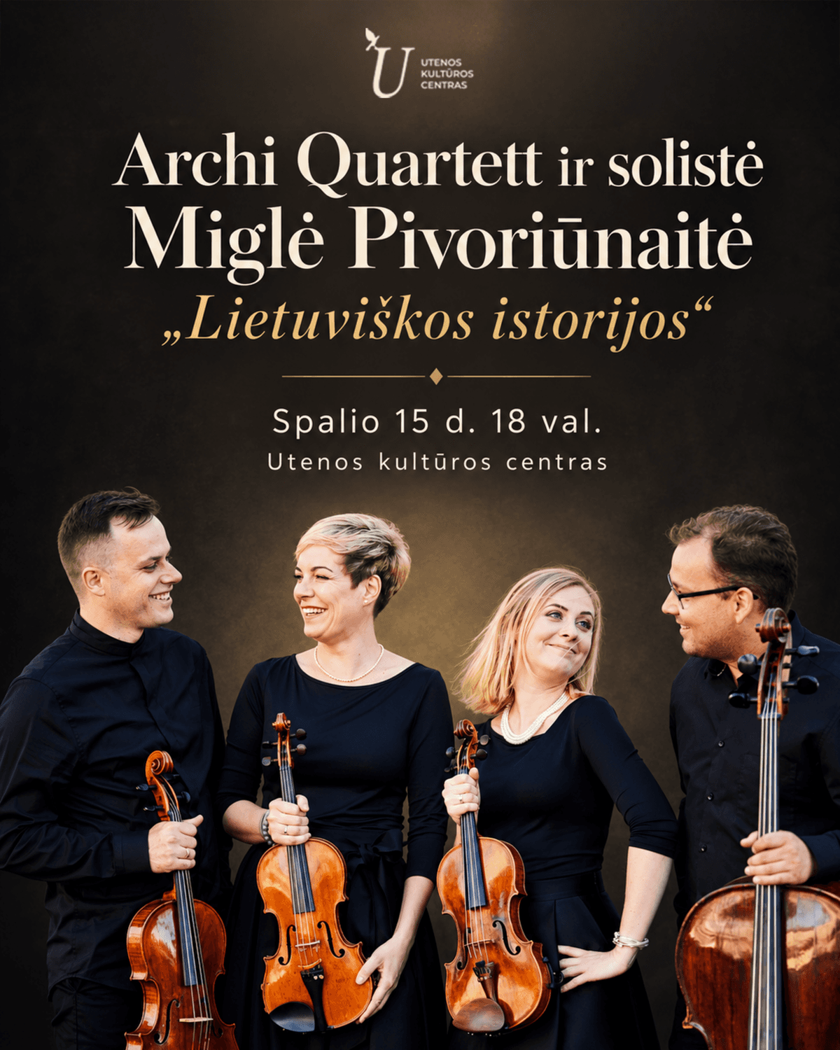 Professional Art Month. String Quartet "Archi Quartett" and singer MIGLĖ