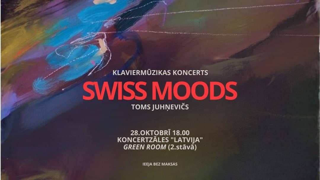 Piano music concert | Toms Juhņevičs | SWISS moods
