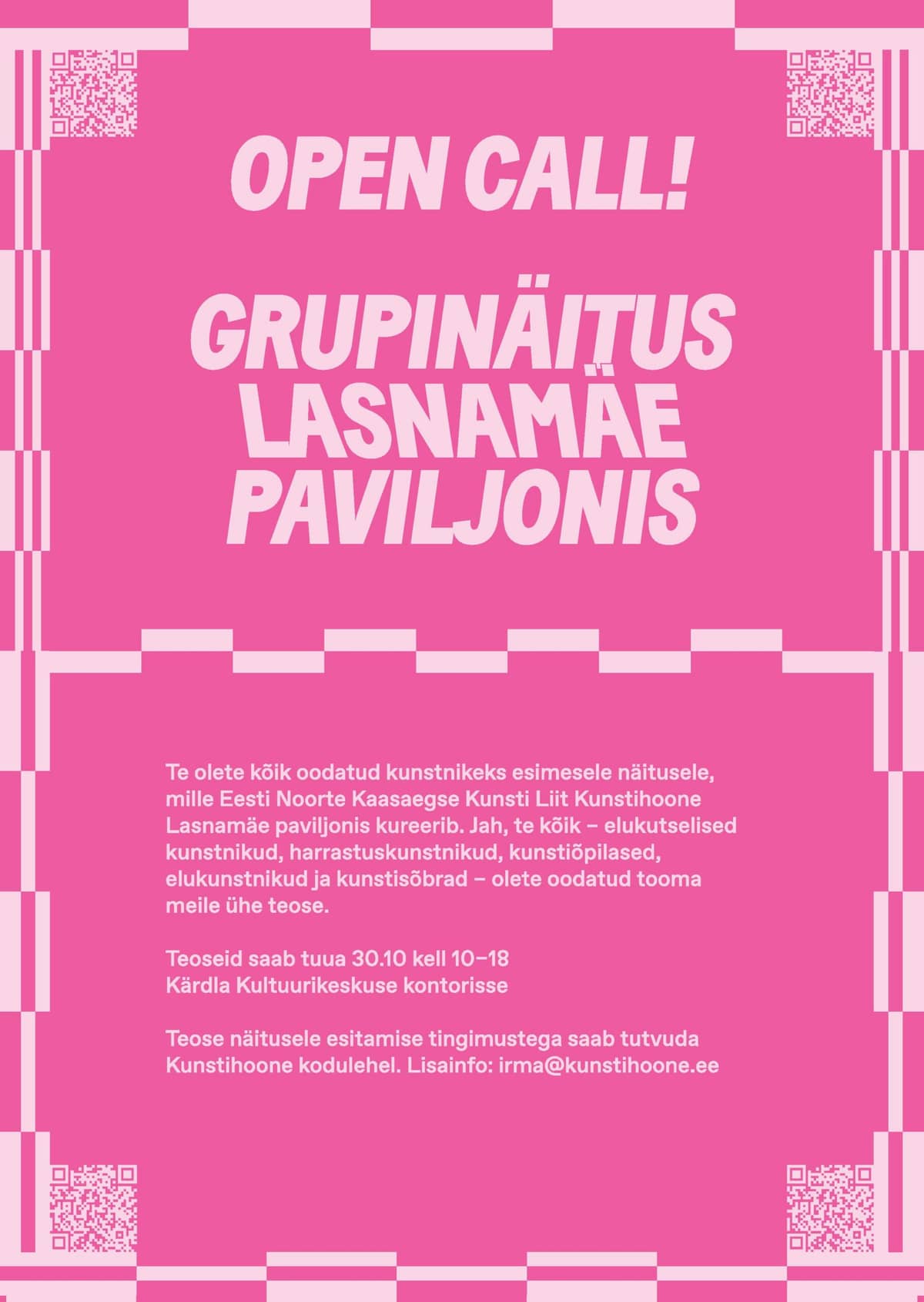 OPEN CALL: You are all invited