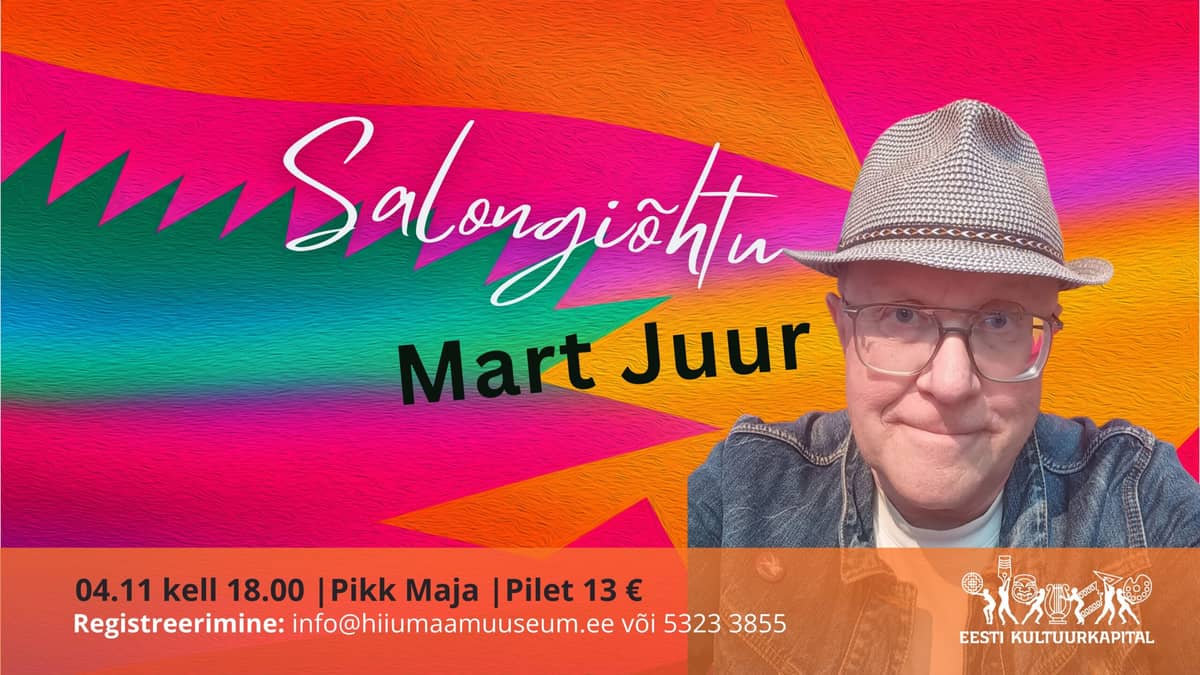 Salon Evening at Pikk Maja – guest Mart Juur