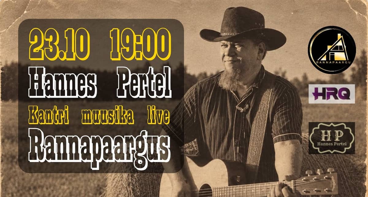 Country Night at Rannapaargus – Hannes Pertel LIVE