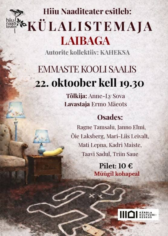 Hiiu Naaditeater's performance “Külalistemaja laibaga”