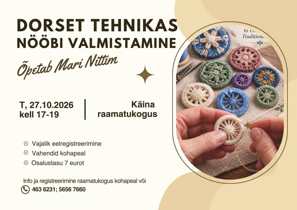 Making a Dorset button