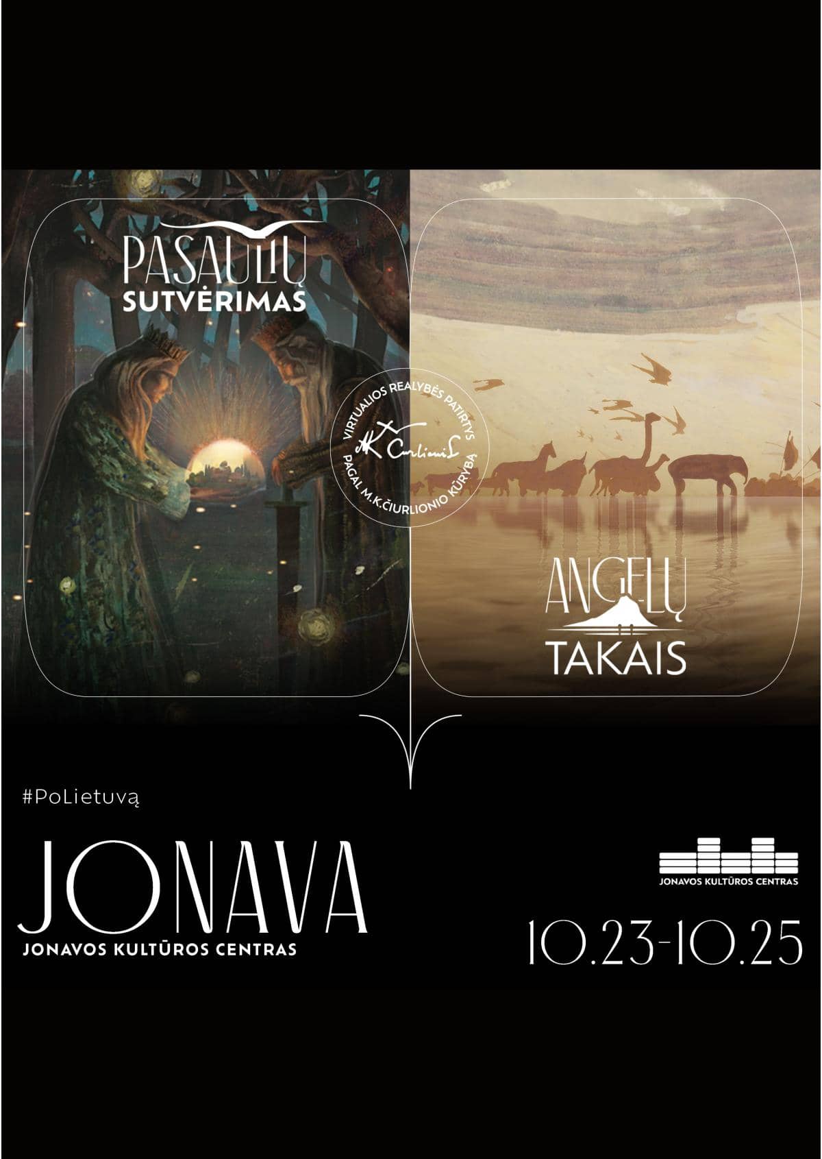 “Angelų takais” and “Pasaulių sutvėrimas” - virtual reality experiences