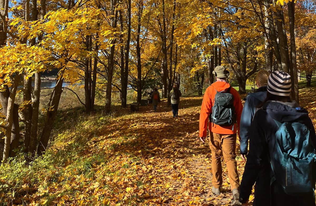 Autumn hike in the picturesque surroundings of Ēdole and Īvande