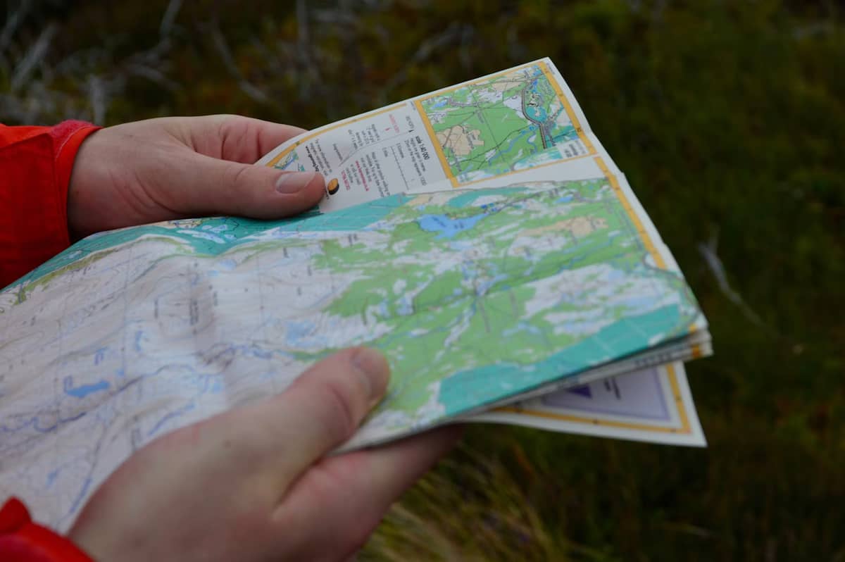 Orienteering competition in Skrunda