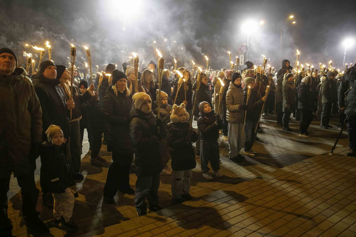 Lāčplēsis Day event in Kuldīga