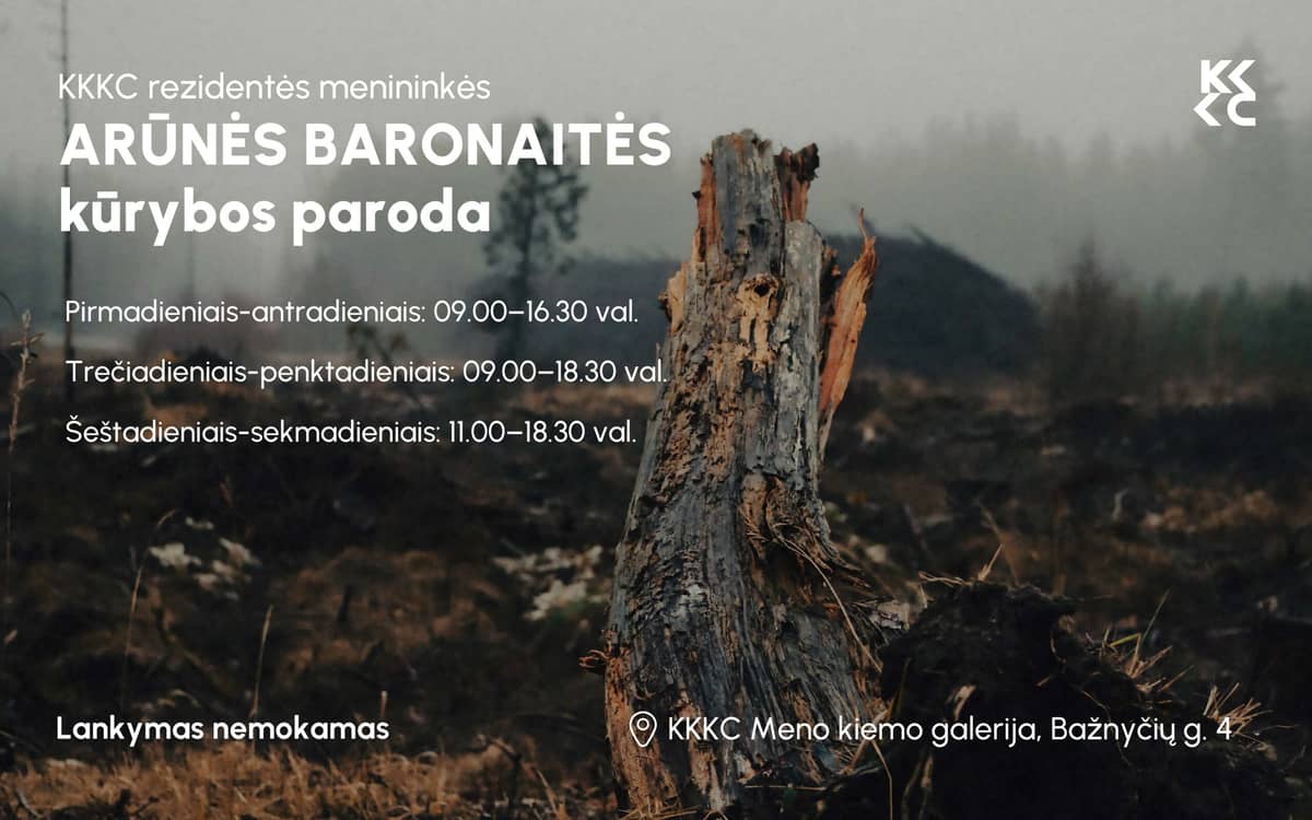 Open exhibition of KKKC resident Arūnė Baronaitė's work