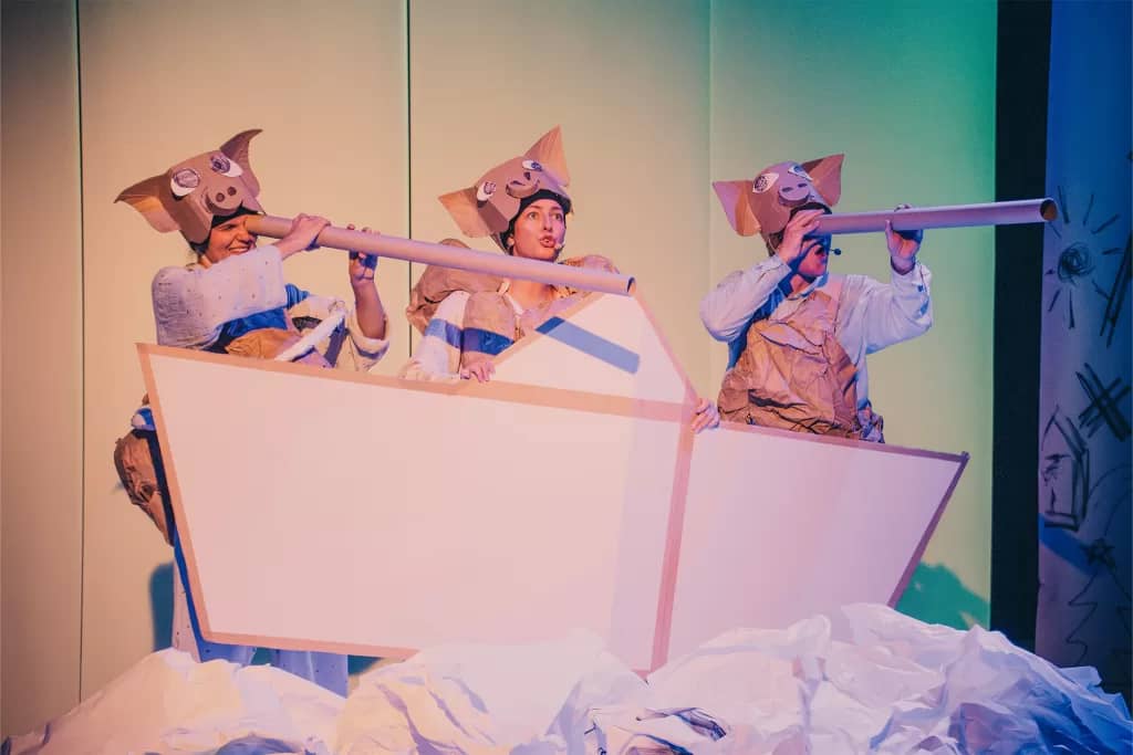 Play-performance THREE LITTLE PIGS | dir. T. Montrimas | Taško teatras (Klaipėda)