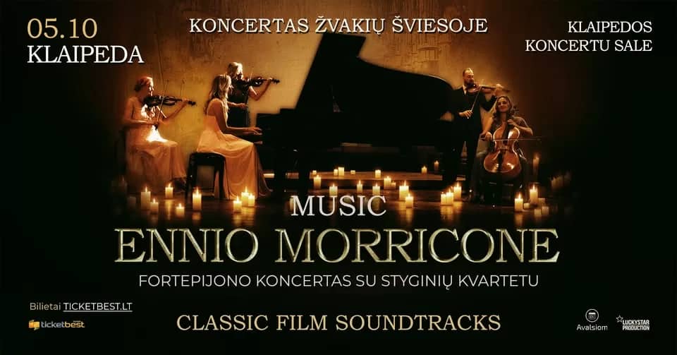Candlelight Concert: Ennio Morricone's Music for Piano and String Quartet