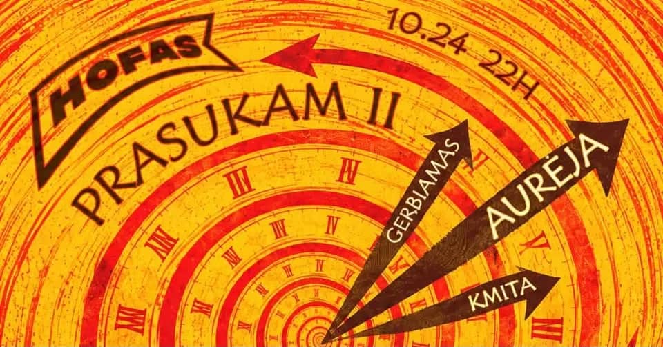 Music event “Prasukam | Aurėja, Gerbiamas, Kmita”