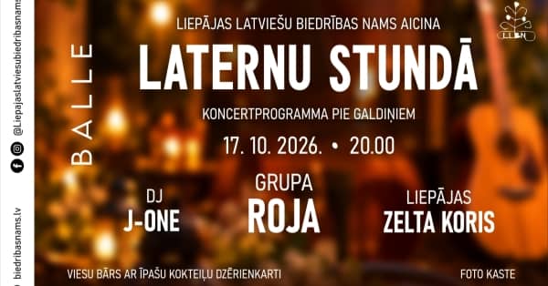 Concert programme at the tables during the "Lantern Hour"