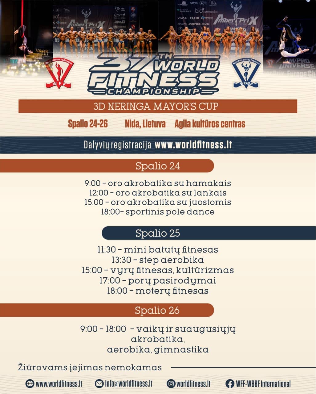 World Fitness Championship and Neringa Mayor's Cup