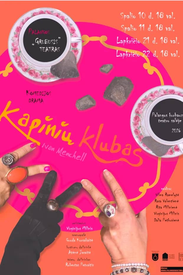 Vintage comedy drama "Cemetery Club" N-14 by Palanga's "Grubiojo" Theatre