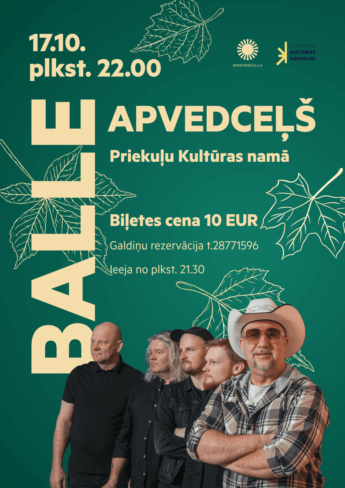 Autumn Ball with the band "Apvedceļš"