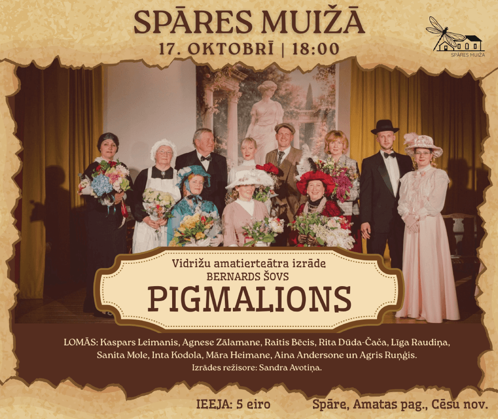 Vidriži Amateur Theatre – the play “Pygmalion”