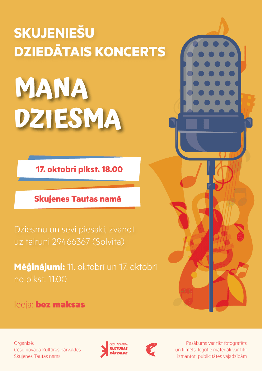Skujenieši sung concert "Mana dziesma"