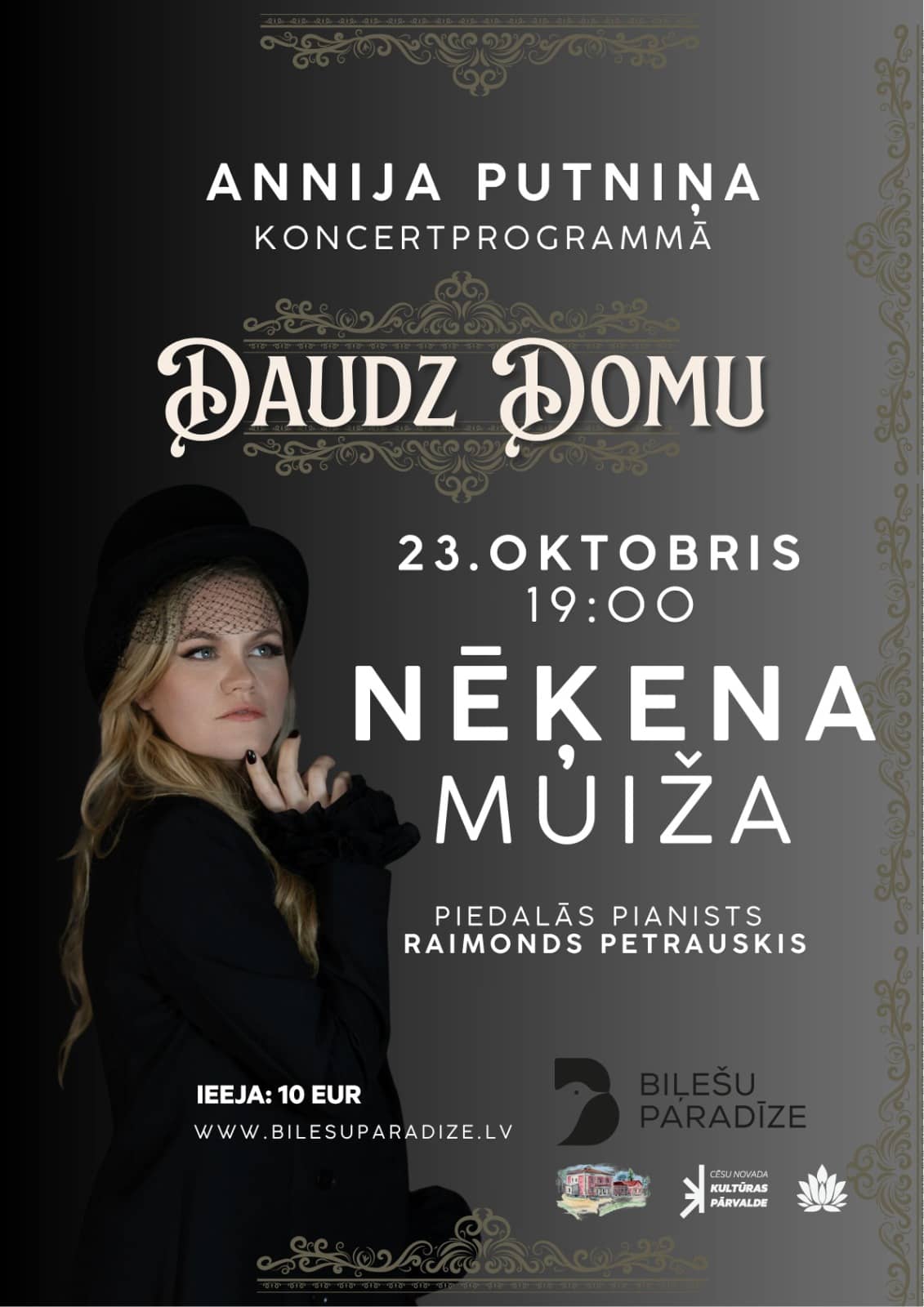 Annija Putniņa in the concert programme "Daudz Domu"