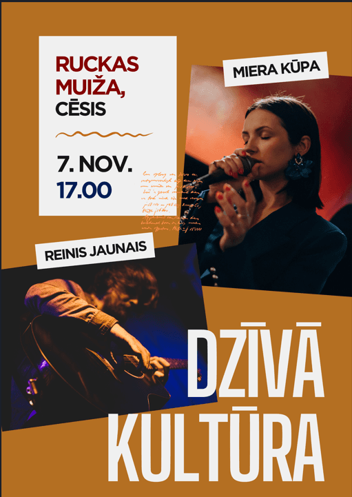 Poetry and music event “Dzīvā kultūra”