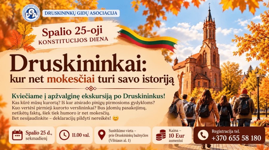 Sunday tour "Druskininkai: where even taxes have their own history"
