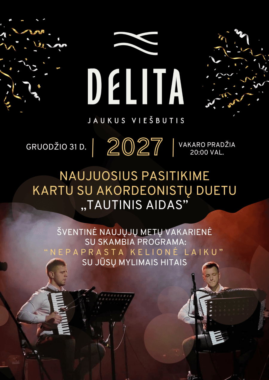 New Year with the accordion duo "Tautinis Aidas"