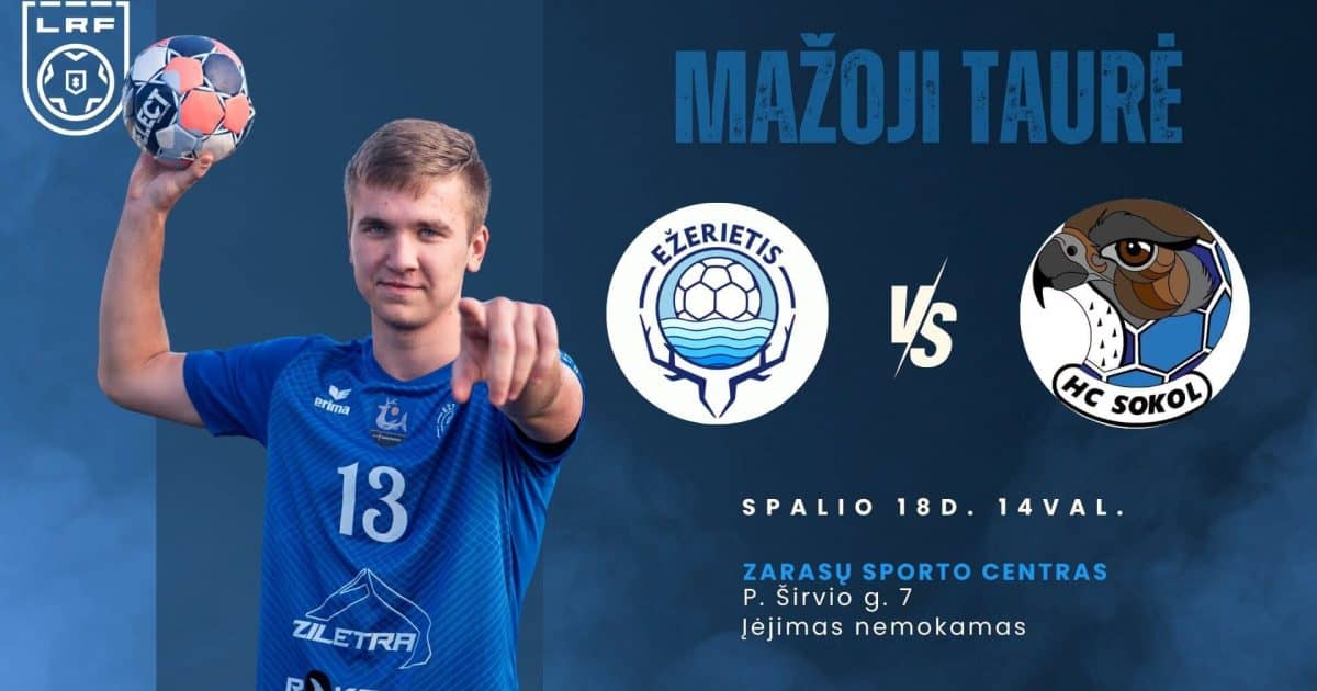 LRF Small Cup quarterfinal. Zarasai RK "Ežerietis" vs Šalčininkai District HC Sokol.