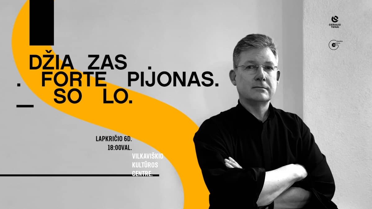 Jazz. Piano. Solo. Pianist EGIDIJUS BUOŽIS