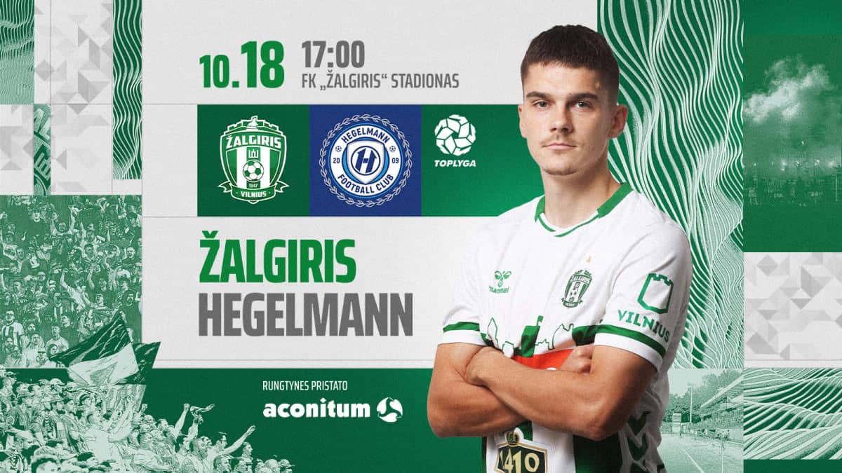 Top lygos rungtynės: FK Žalgiris - Kauno raj. Hegelmann