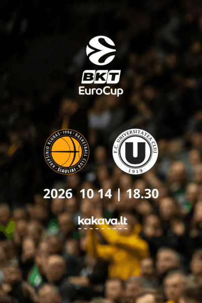 BKT EuroCup: Šiauliai-U-BT