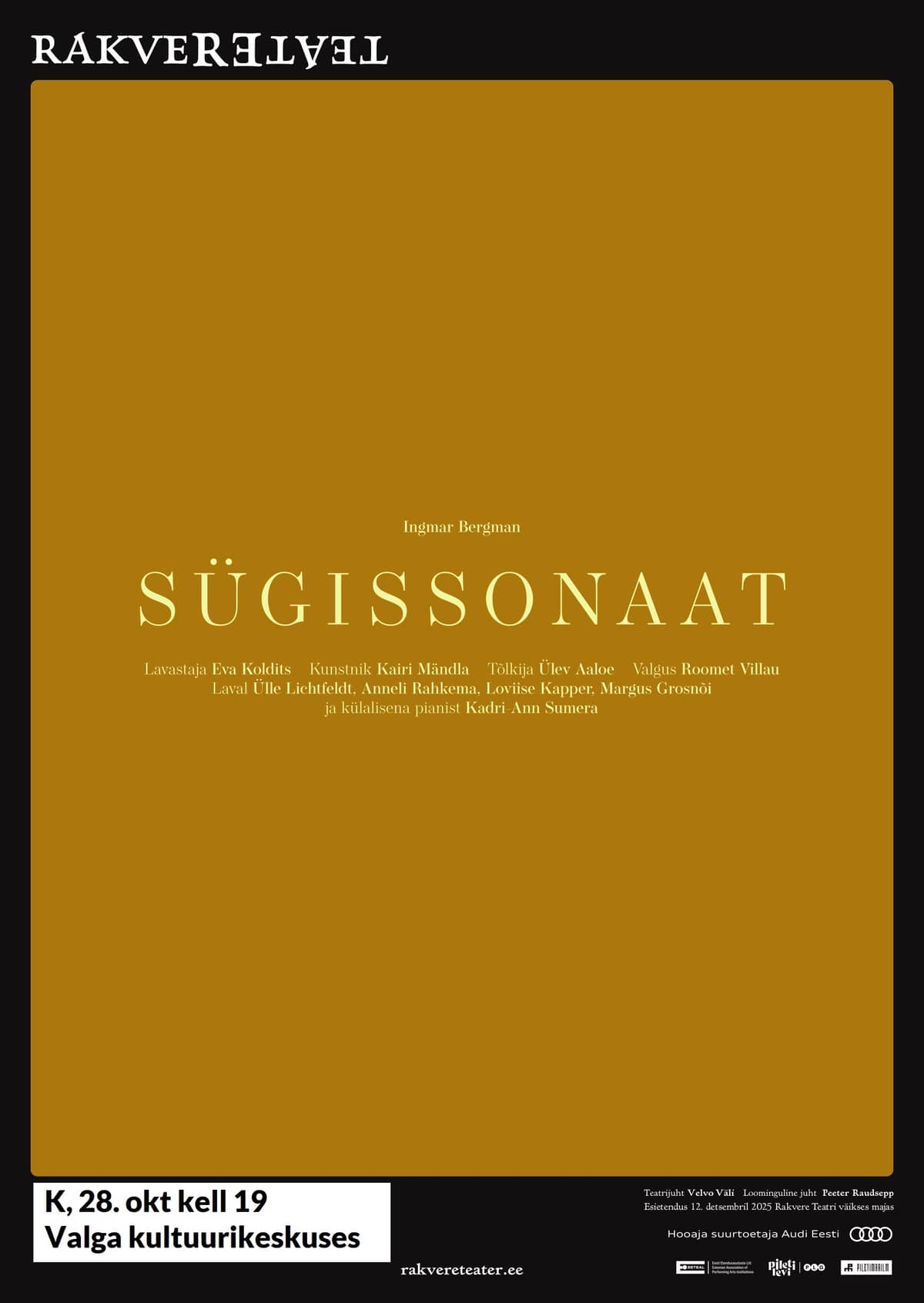 Rakvere Theatre performance "Sügissonaat"