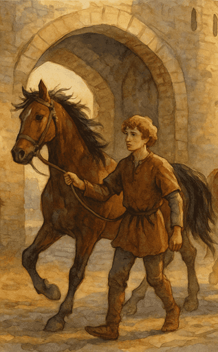 Comedy of errors "The Stable Boy's Medallion"