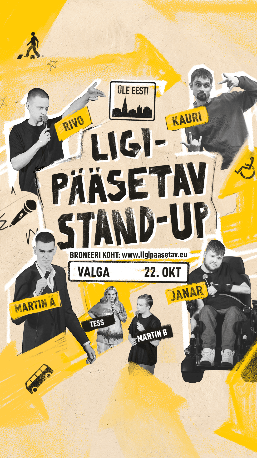 Valga FREE comedy night: “Accessible stand-up”