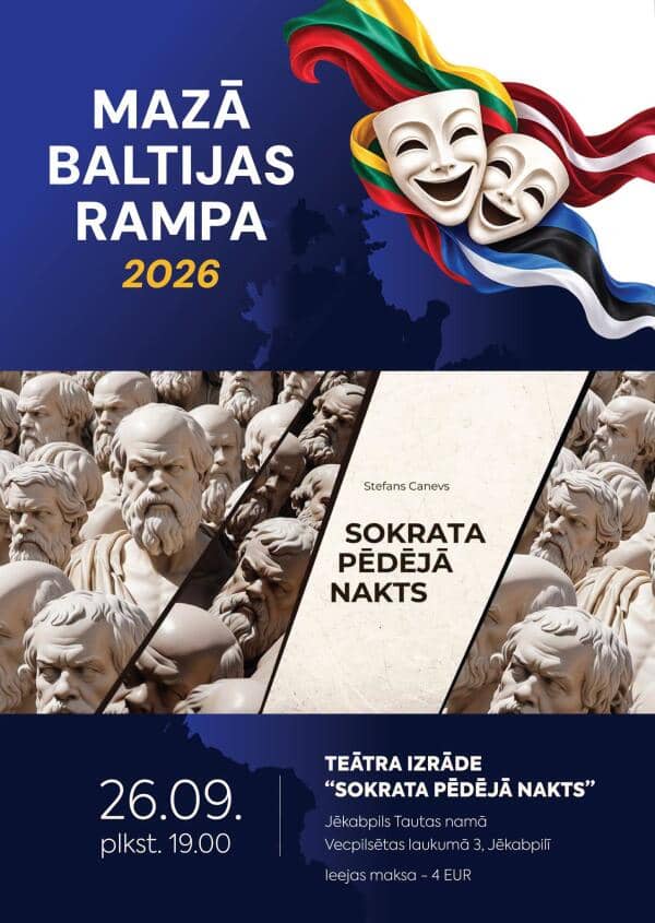 Latvijas Universitātes Studentu teātra izrāde “Sokrāta pēdējā nakts”