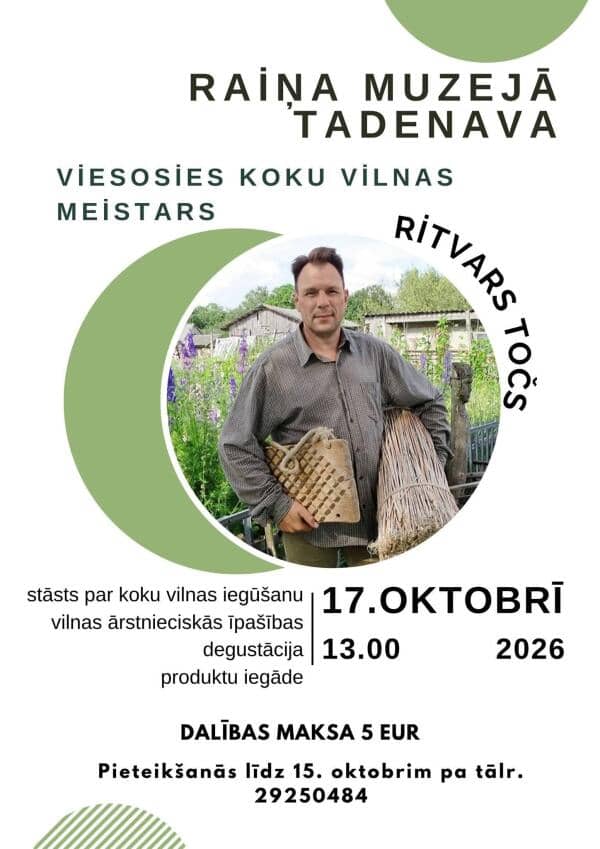 Meeting with a tree wool master in Tadenava