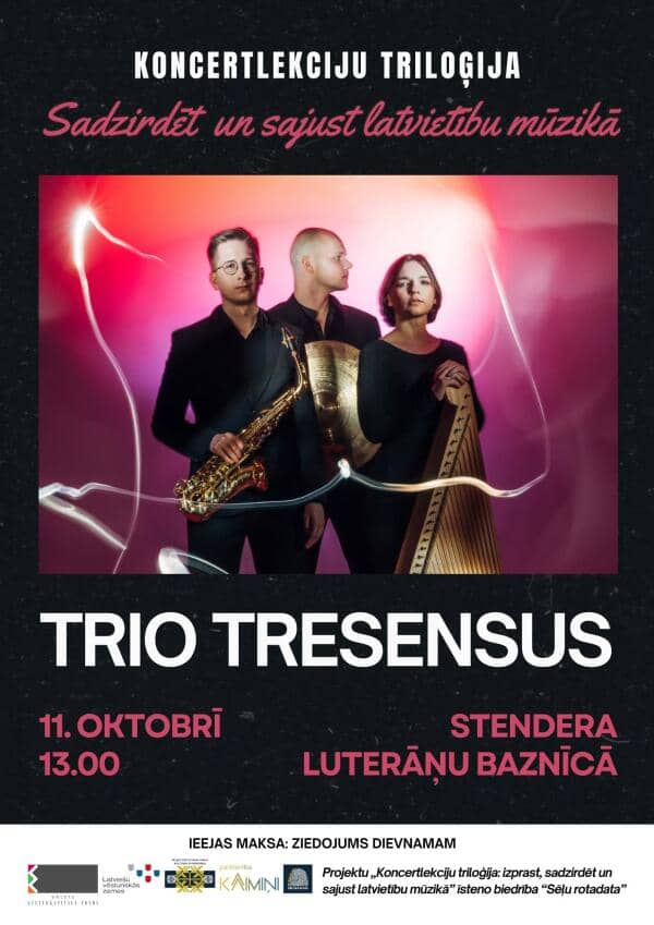 Trio Tresensus will perform at Stenders Lutheran Church